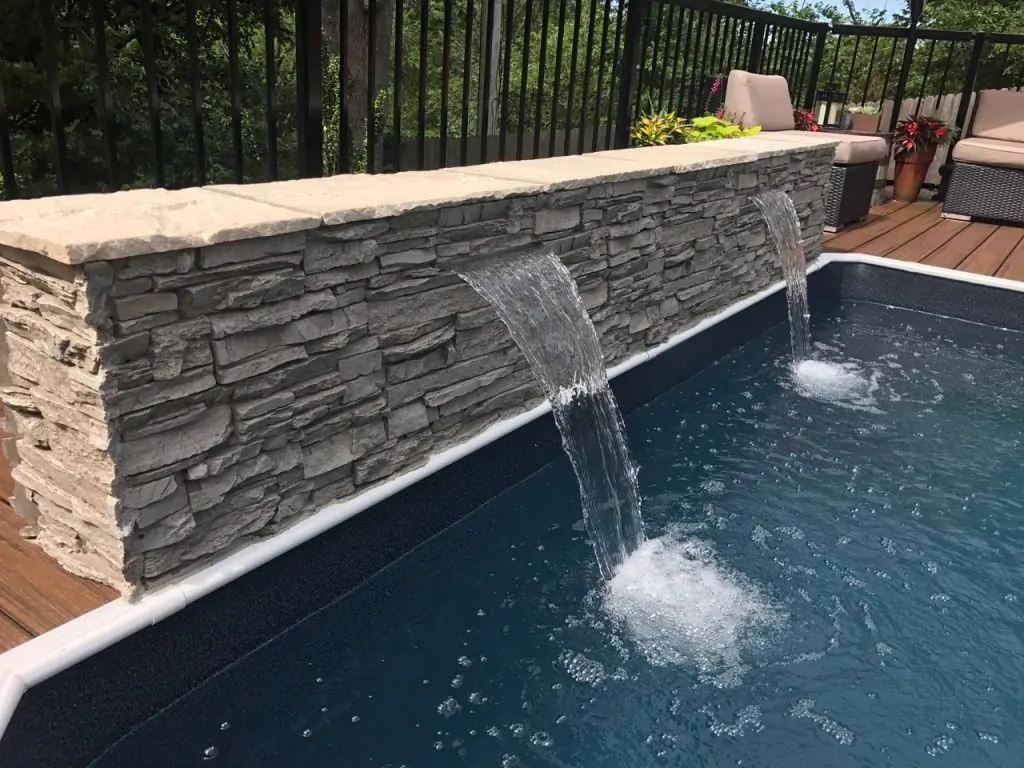 Cascada para piscina